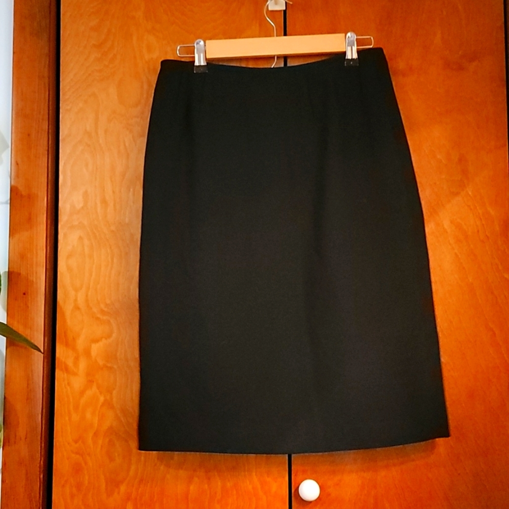 Black suit skirt